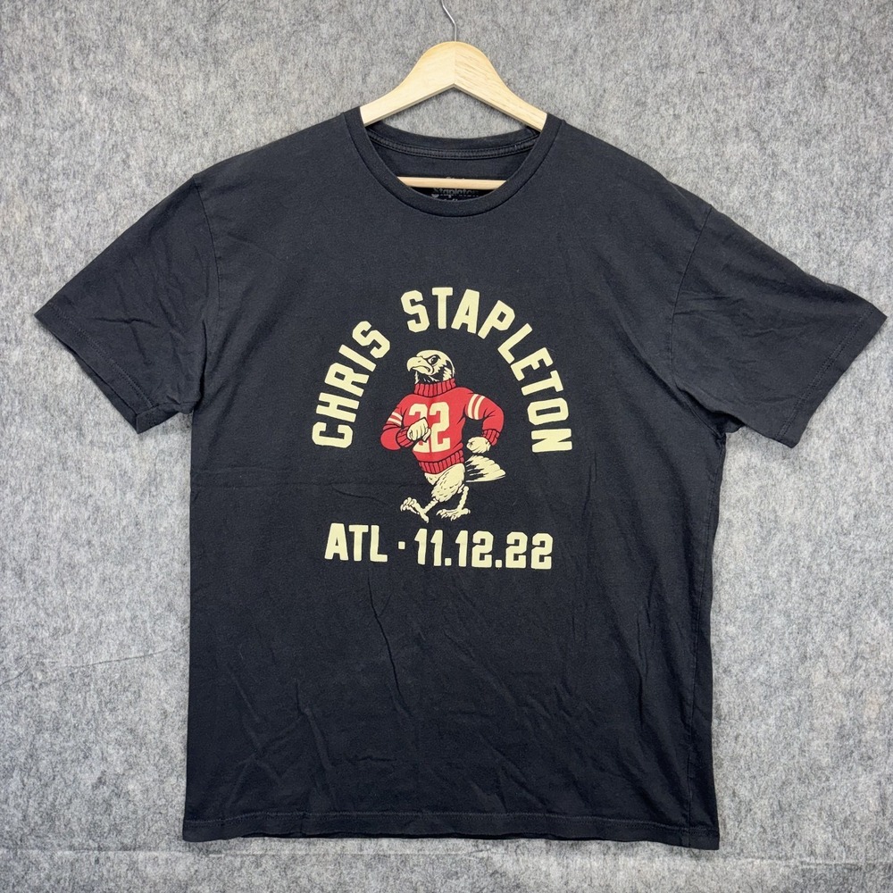 Chris Stapleton Atlanta Falcons Mascot T-Shirt Men's XL Short Sleeve 2022